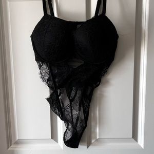 Very sexy lingerie Teddy - black